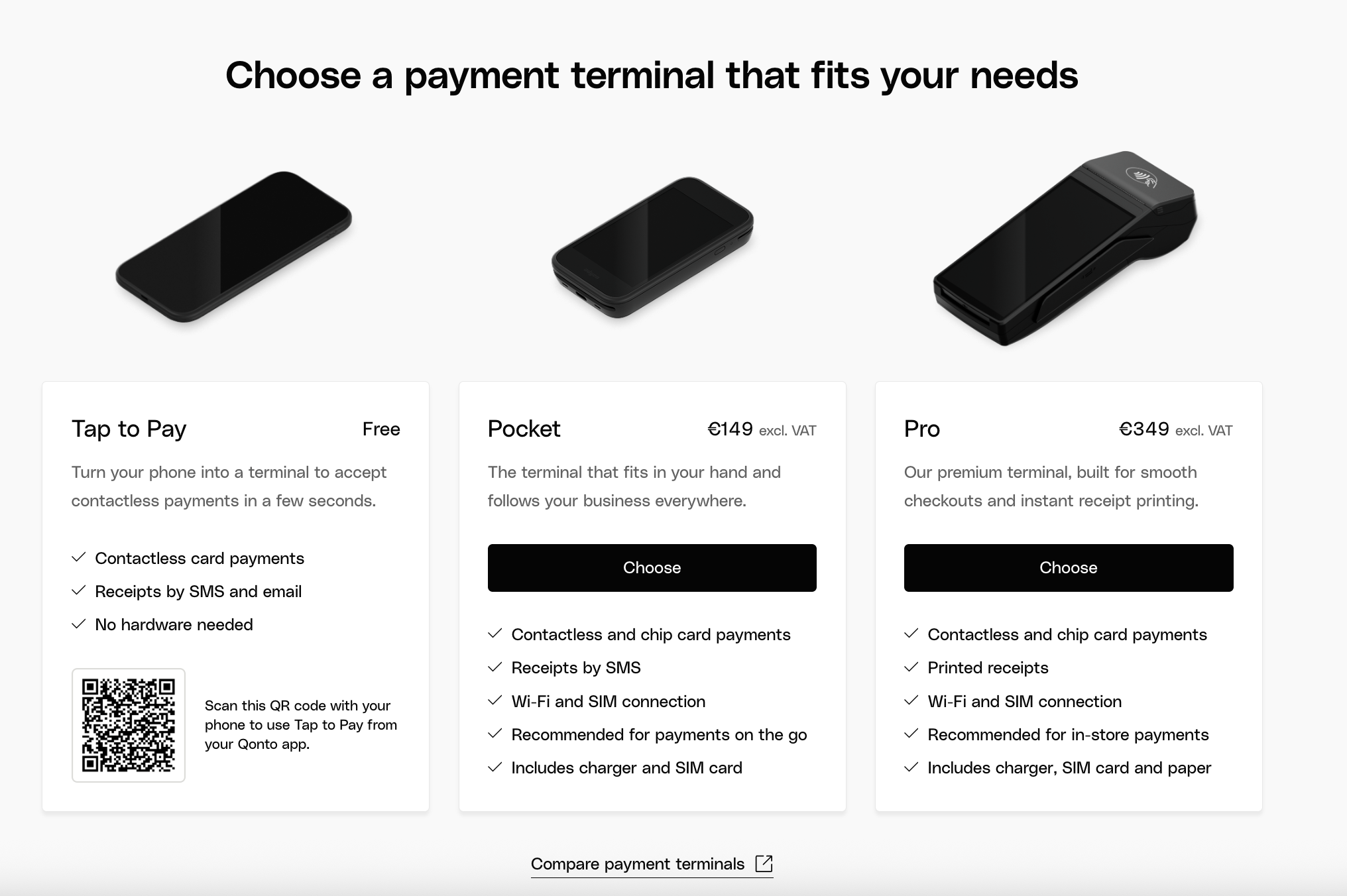 How can I order a payment terminal (POS) with Qonto ? – Help Center